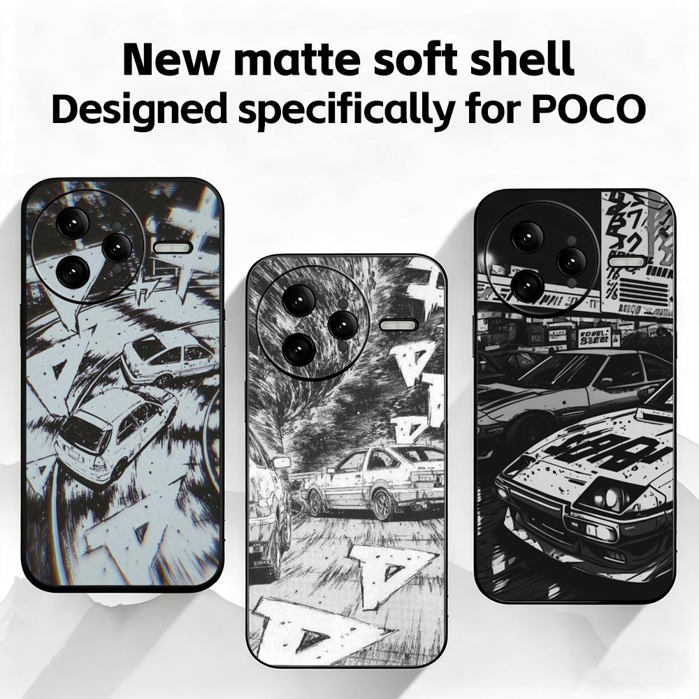 Xiaomi Poco X6 - Coque de téléphone Initial D pour