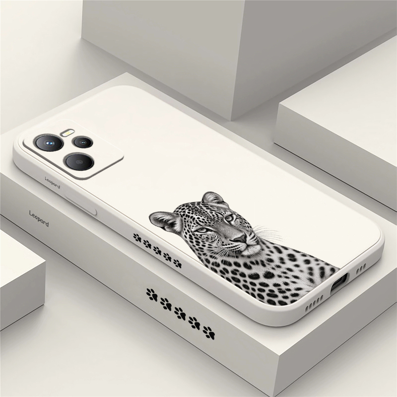 Realme C67 - Coque à motif de chat pour