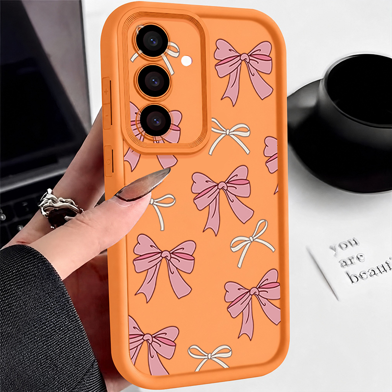 Coque en silicone motif nœud p - Samsung Galaxy A55 avis et prix
