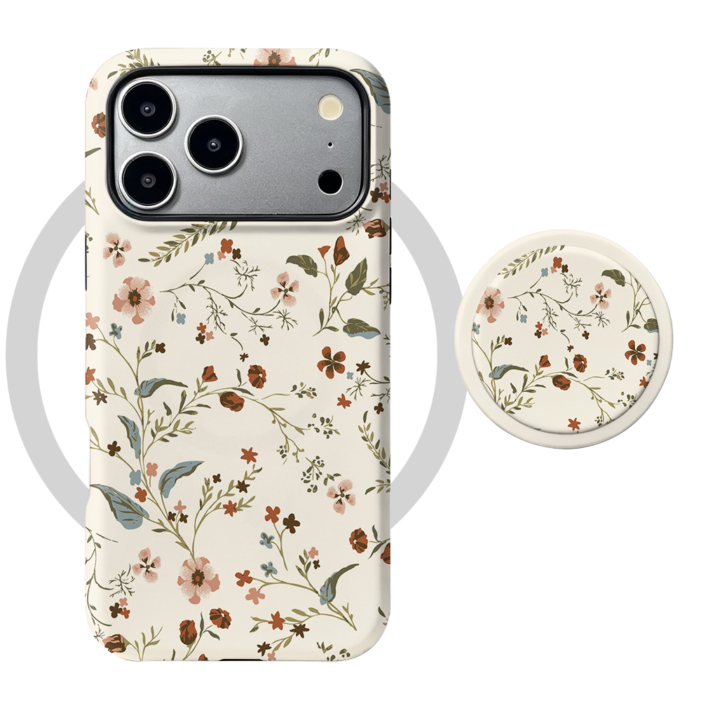 Coque magnétique à motif flora - Huawei Nova 12 avis et prix